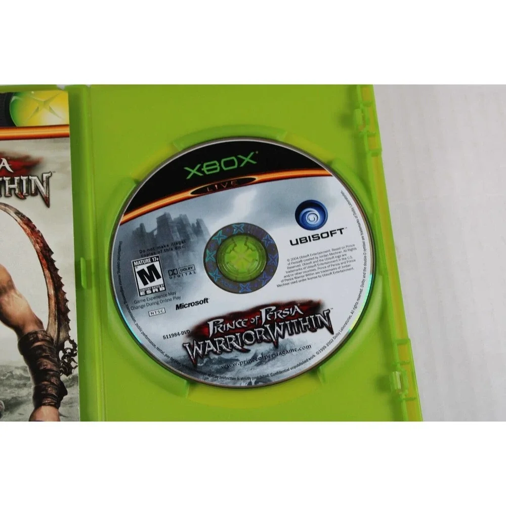 Prince of Persia: Warrior Within (Microsoft Xbox, 2004) Complete, Authentic